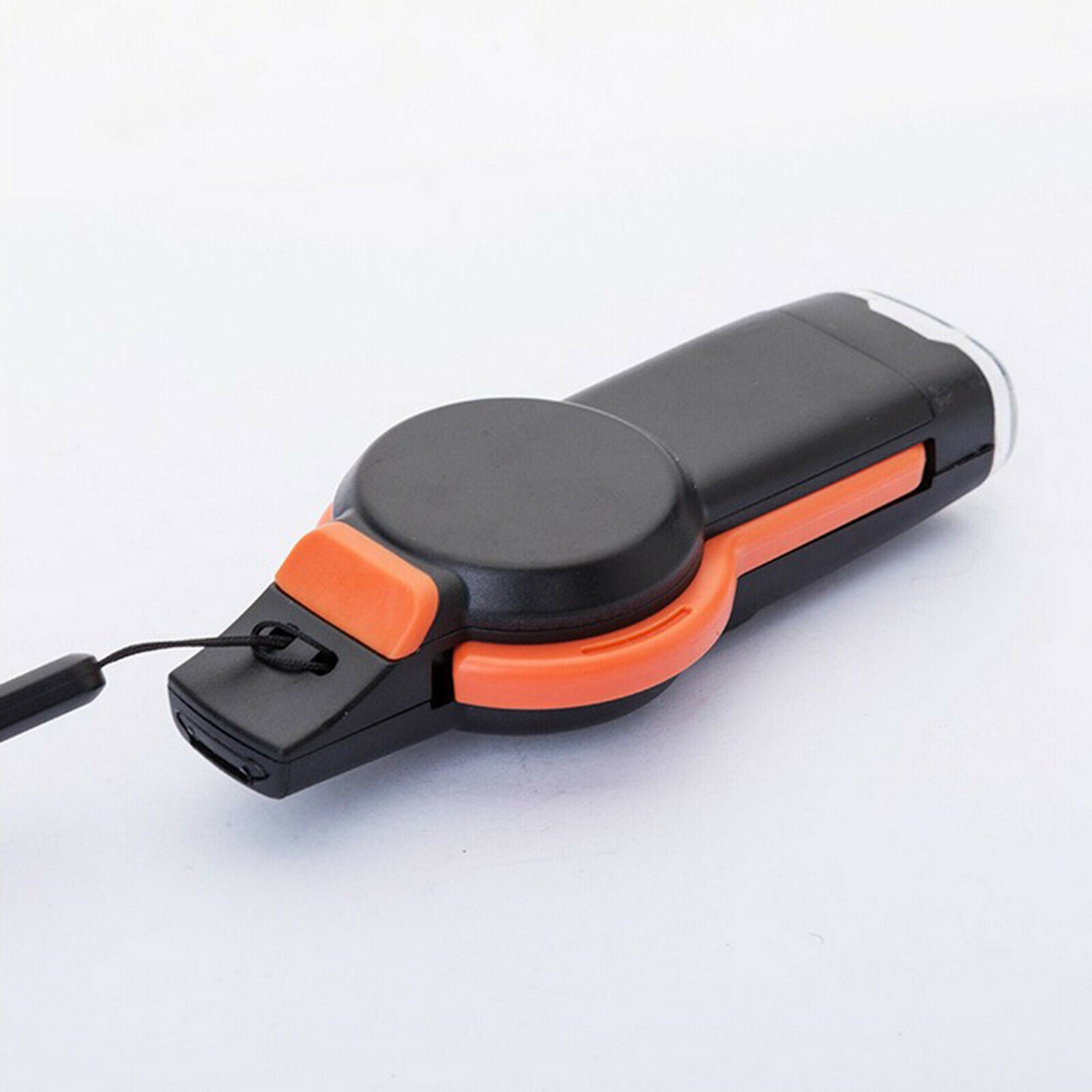 7-in-1 Emergency Hiking Safety Whistle Compass LED Signal Lights Keychain