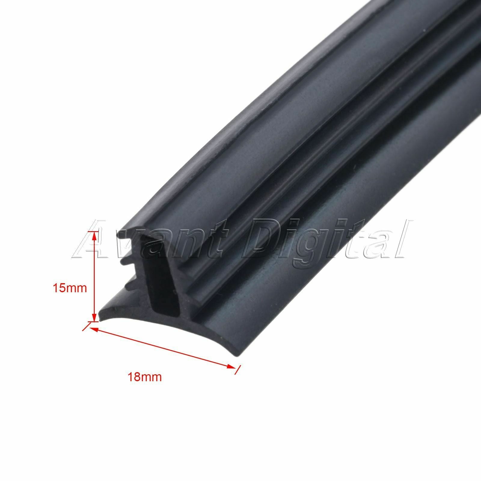 Soundproof Anti-dust Seal Strip Trim For Auto Car Dashboard Windshield 1.6M 62"