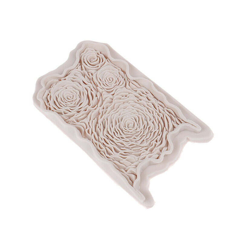 Three-dimensional rose flower fondant pattern silicone mold DIY  baking toolBDA