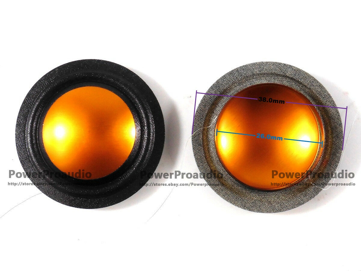 2PCS  Voice coil 26mm silk+Titanium diaphragm dome Tweeters  4 ohm