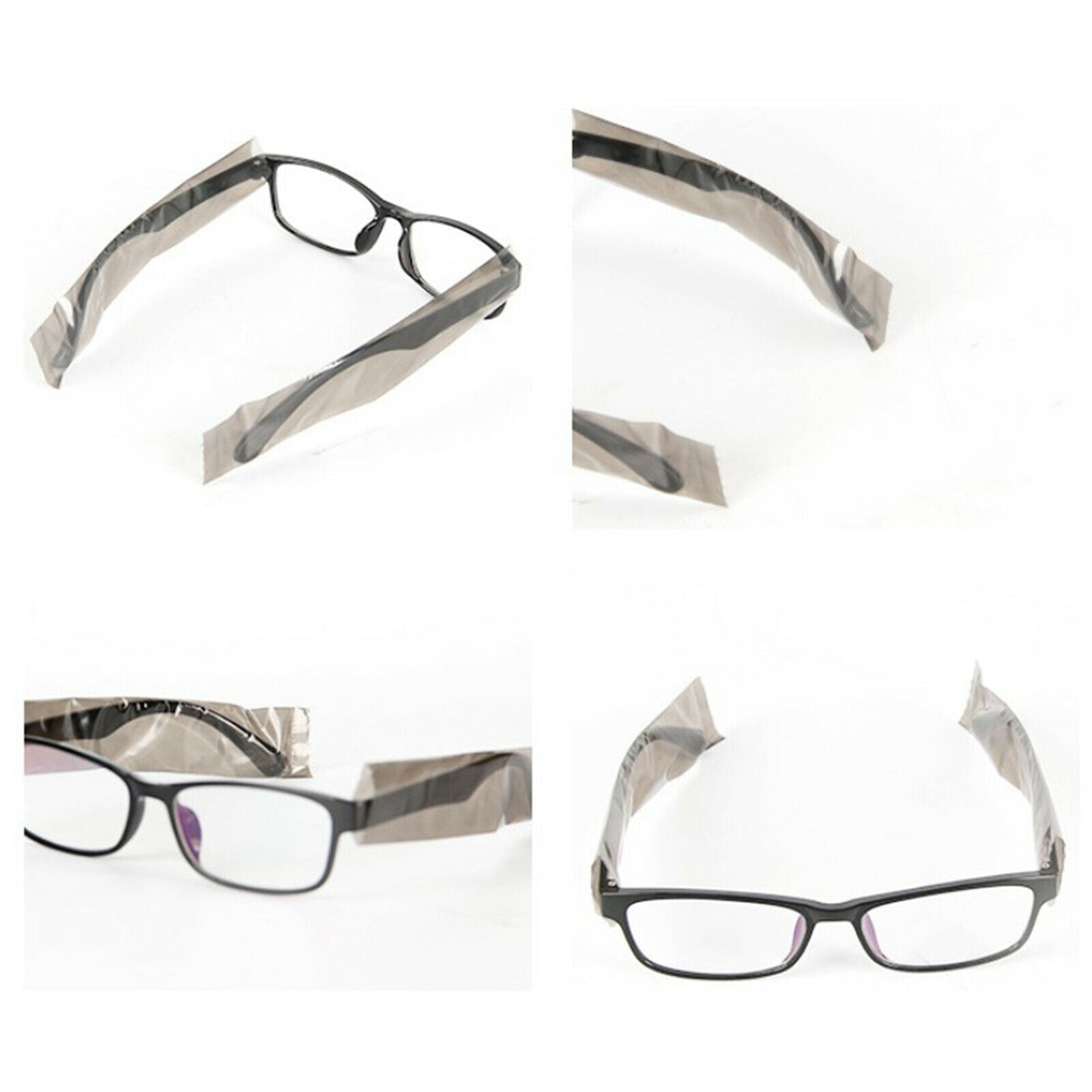 Disposable Eyeglass Leg Sleeves Covers for Eye Glasses against Hair Color, Hair