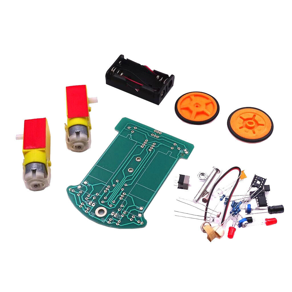 Smart Car Line Tracking Robot DIY Kit for Kids Education School Competition