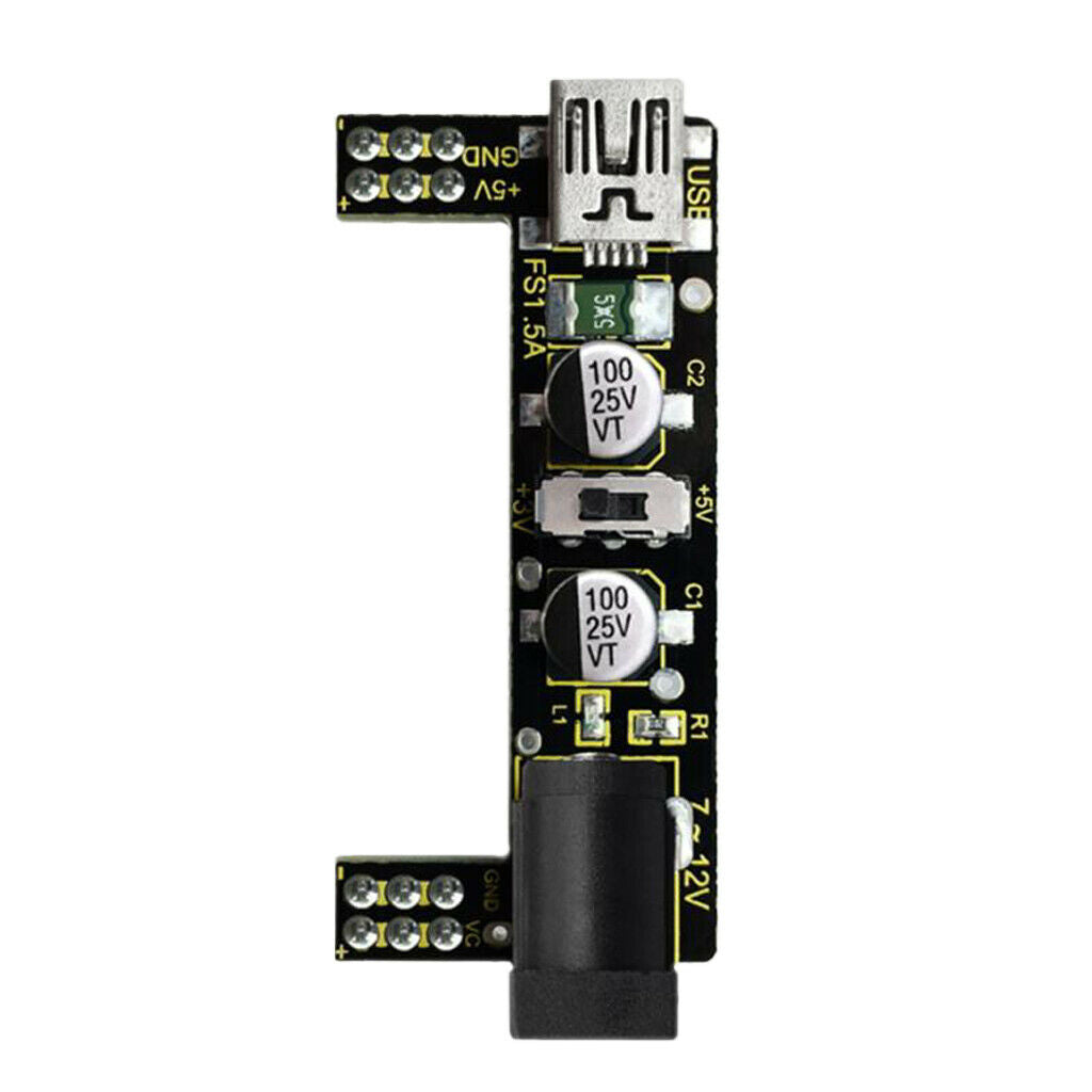 7-12V (DC)/5V USB Input Power Supply Module 3.3/5V Output 500 ma for MB102