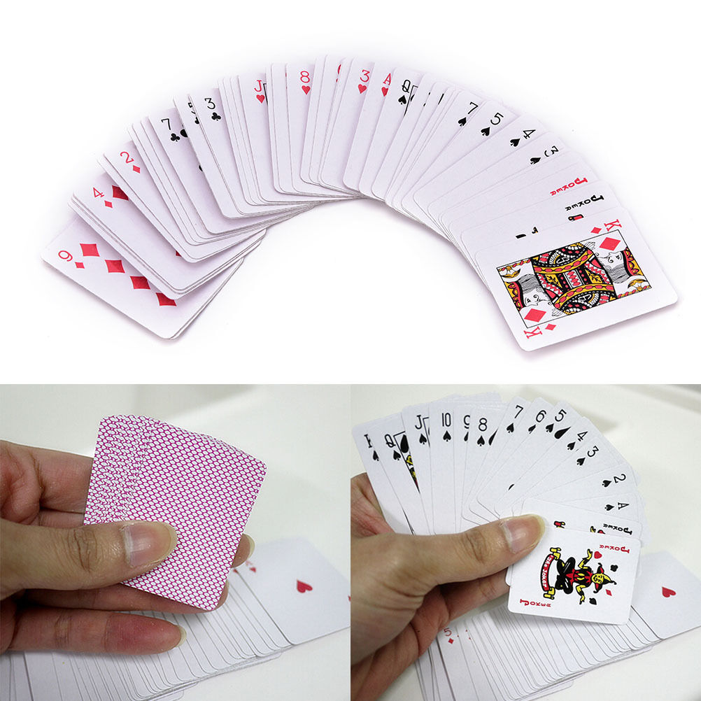 Cute Mini Poker Small Playing Cards Family Game Travel Game 5.5 X 4Cm BD.l8