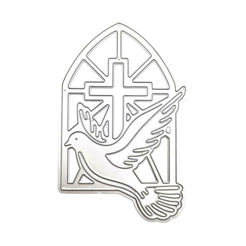 Christian Peace Dove Metal Cutting Dies Stencil Scrapbooking DIY Album Stamp