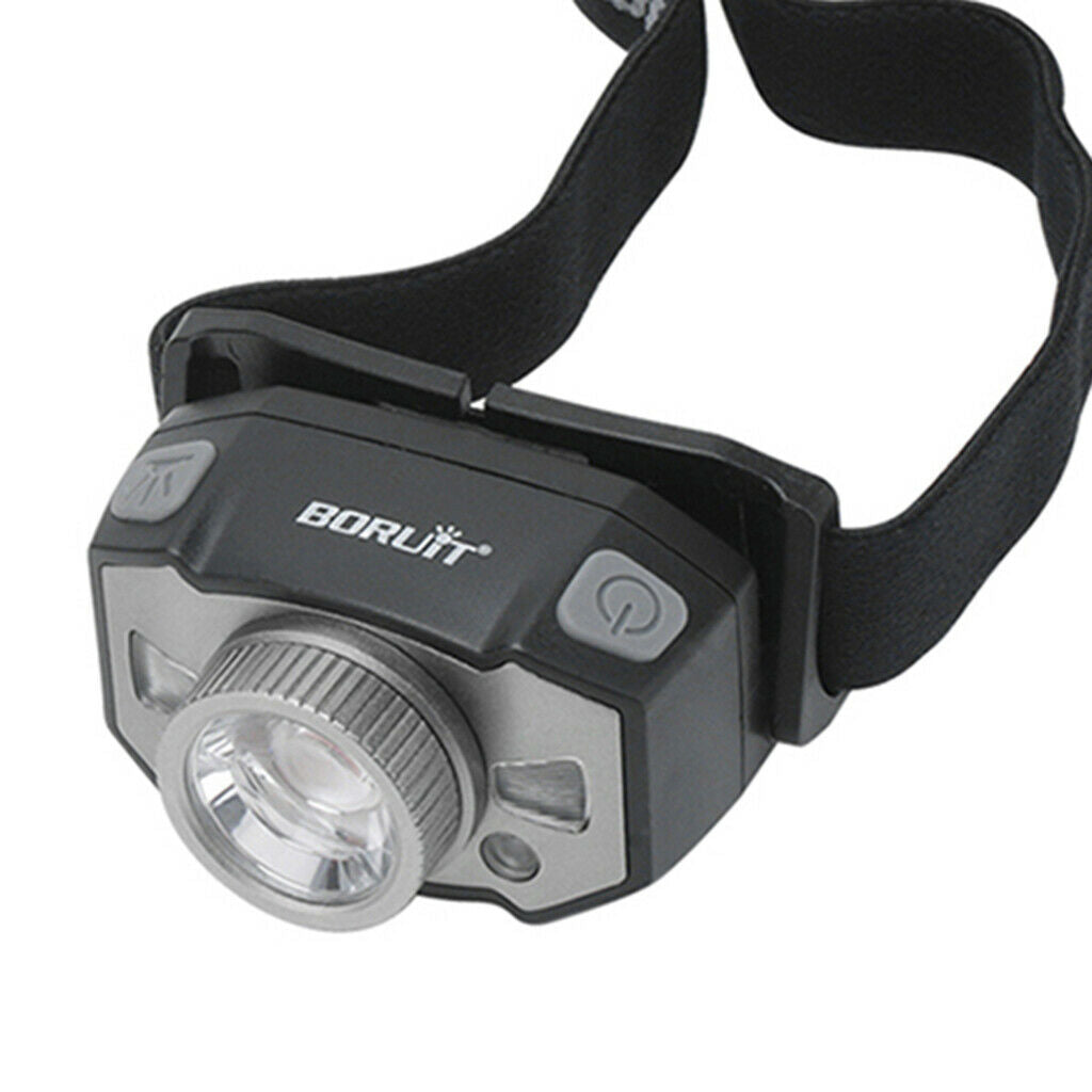 Head Torch Light Hands-free Luminous Lamp White & Red LED CAMPING Nui