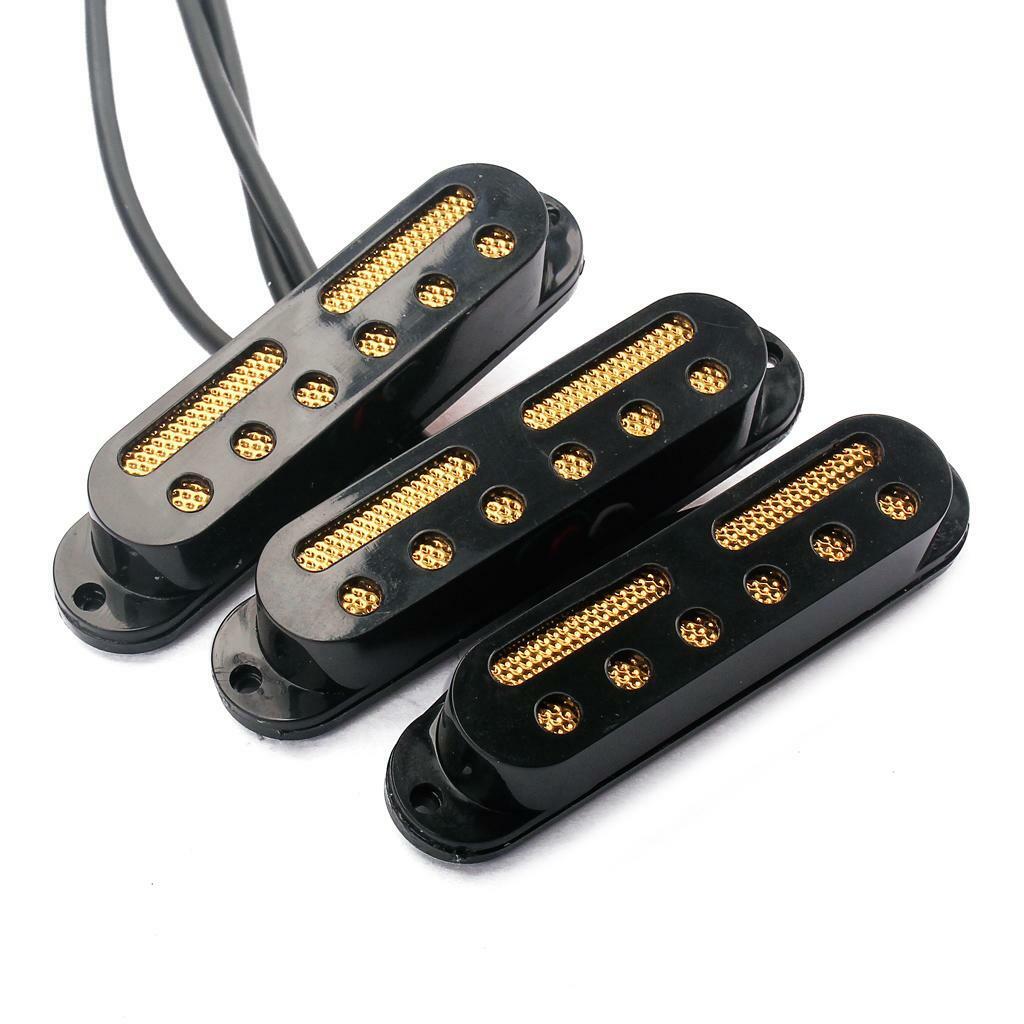 3x Hand Wound Single Coil Pickups Set for ST SQ Electric Guitar Replacements