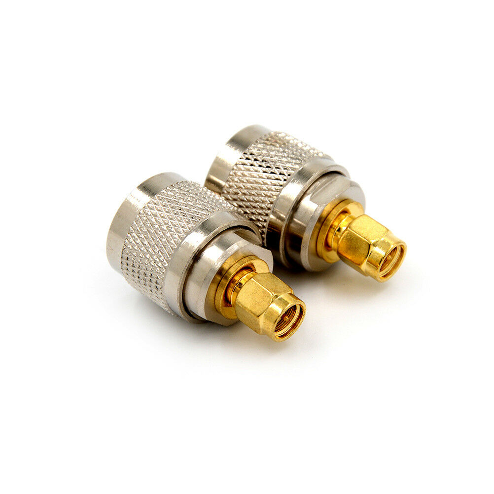 N-Type N Male Plug to SMA Male RF Coaxial Adapter Connector 1PcsHGUH WF