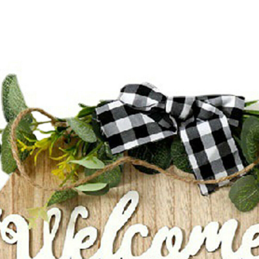 Interchangeable Seasonal Front Door Welcome Sign Wood Sign Hanging Farmhouse