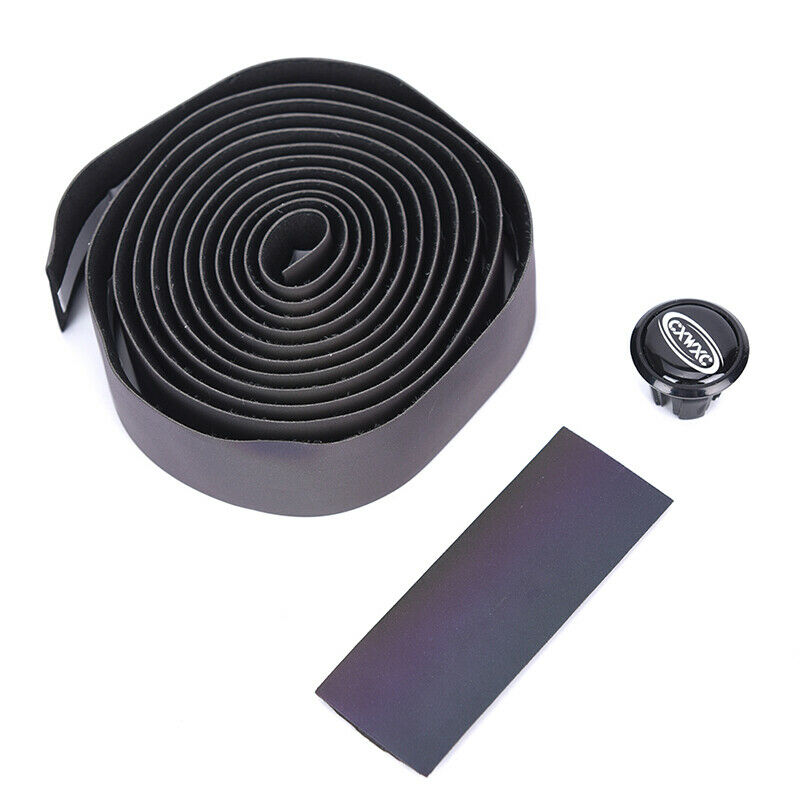 Cycling Bicycle Handlebar Tape Light Reflective Bike Bar Tape Wrap Pu Leather BU