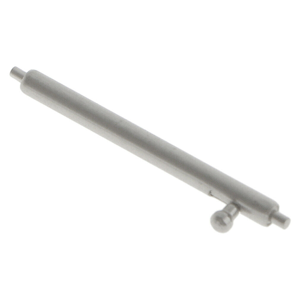 10 Pieces Quick Release Spring Bar Cylindrical Push Button Watch Pins 14mm