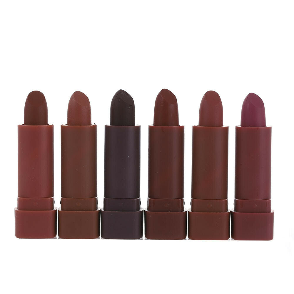 6Pcs/Box Long Lasting Lip Gloss Glazed Matte Beauty Liquid Make-up Lipstick Lips
