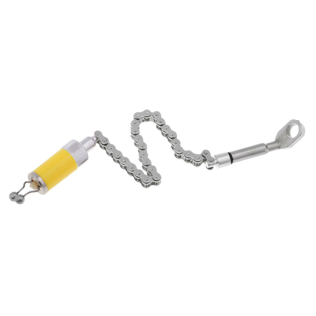 Carp fishing bite indicator chain indicator yellow