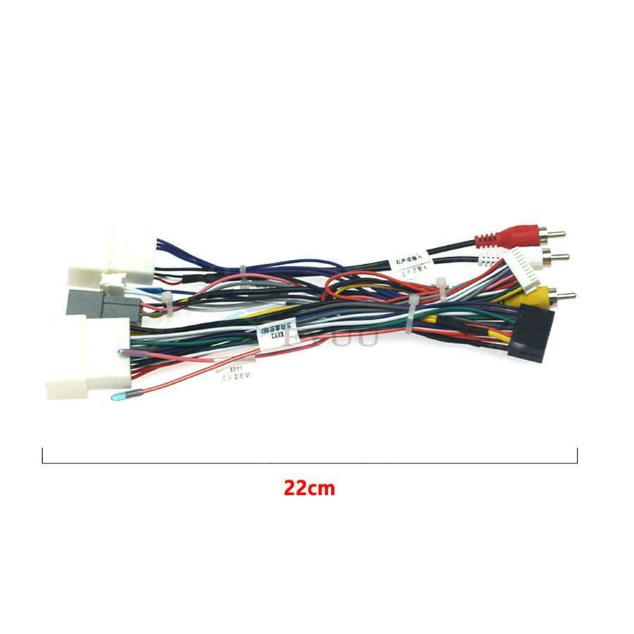 16-pin Car Radio Audio Wiring Harness For Mitsubishi Pajero Outlander 2014-2016