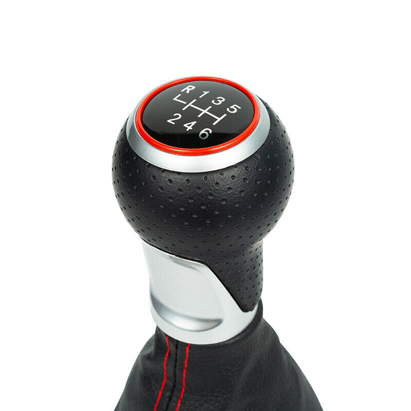 1x 6 Speed Stick Gear Shift Knob Shifter For VW Golf 5 MK5 6 MK6 GTI GTD R32 R20