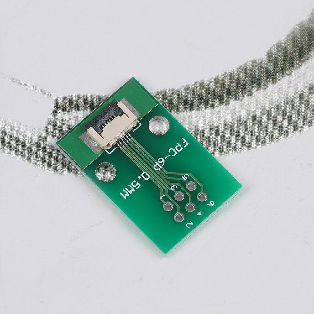 1Pcs 6 pin 0.5mm FFC FPC to 6P dip 2.54mm PCB converter board adapte.l8