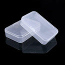 2Pc Plastic Transparent Storage Box Collections Container Case Nail Tips Jewelry