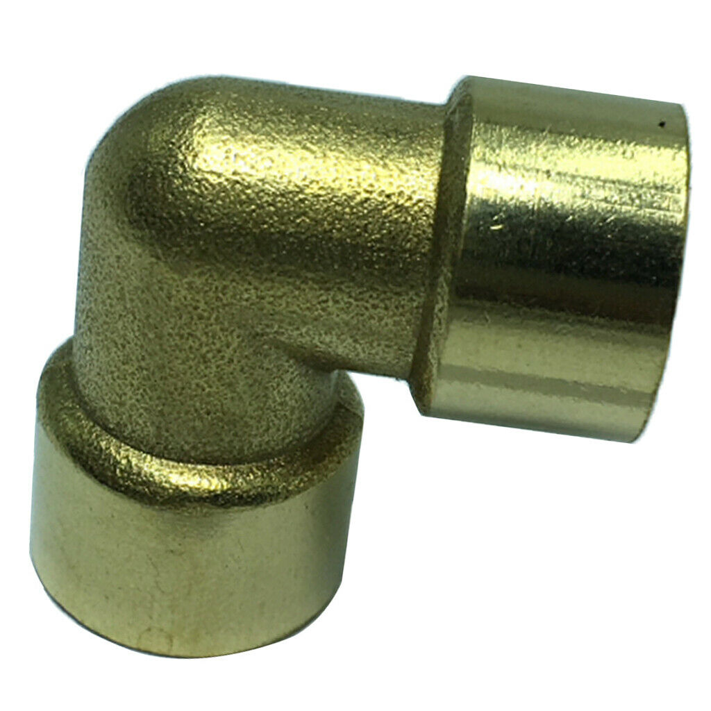 Brass Hose Pipe Fitting Elbow DN8, 12.5mm - BSP Female Thread Copper Connector