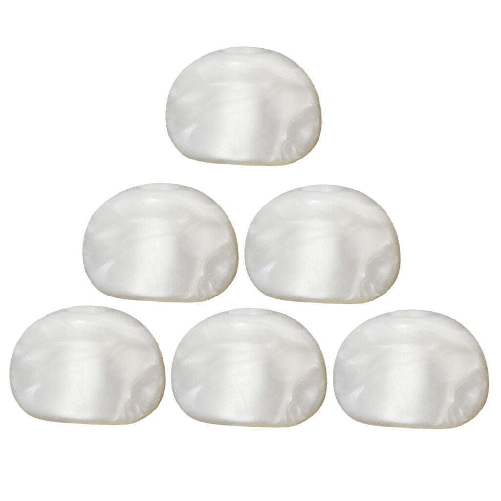 Pack of 6 Plastic Acoustic Guitar Tuning Pegs Knobs Machine Heads Handle Buttons