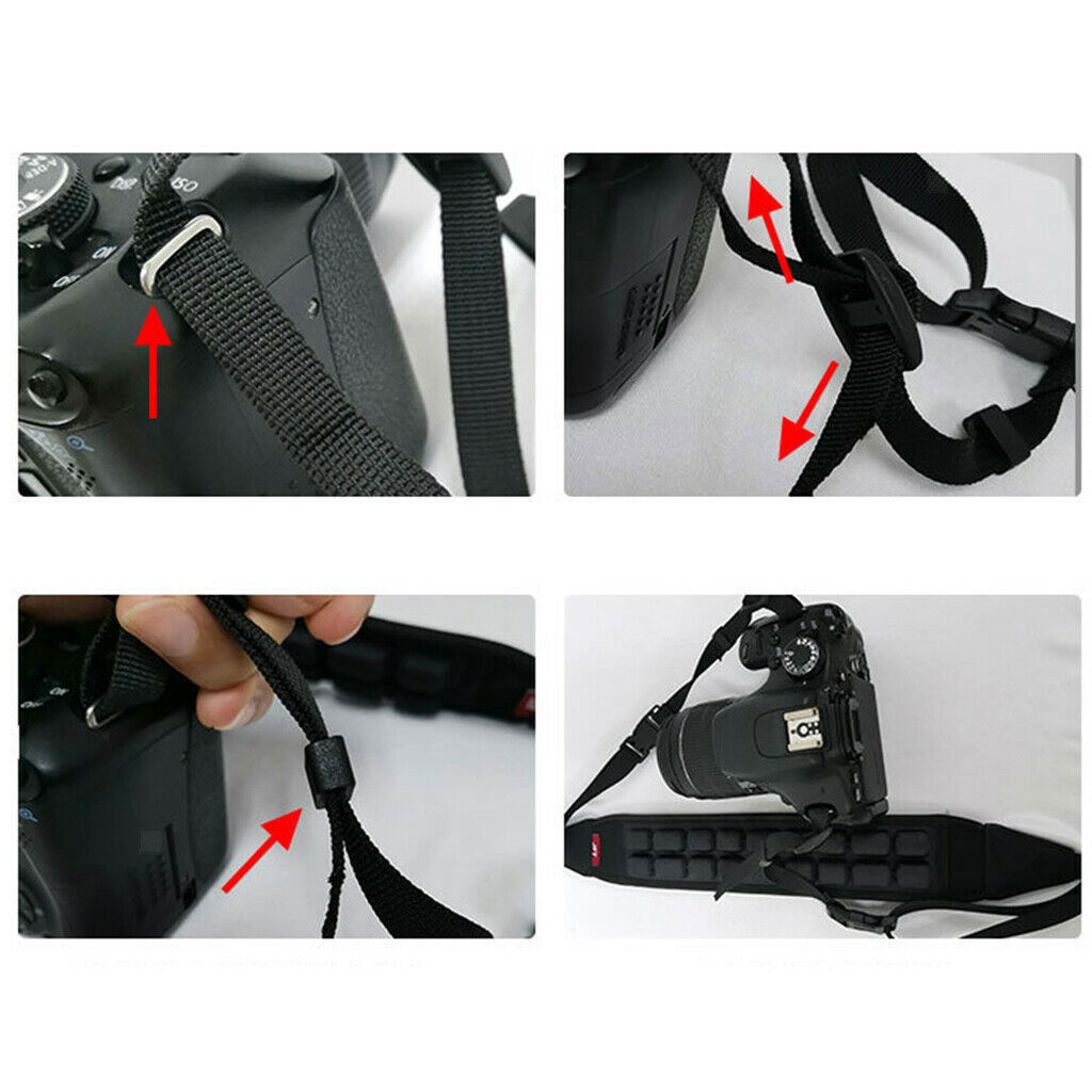 Camera Sling Strap Padded Neck Shoulder Strap Quick Release Universal Belt
