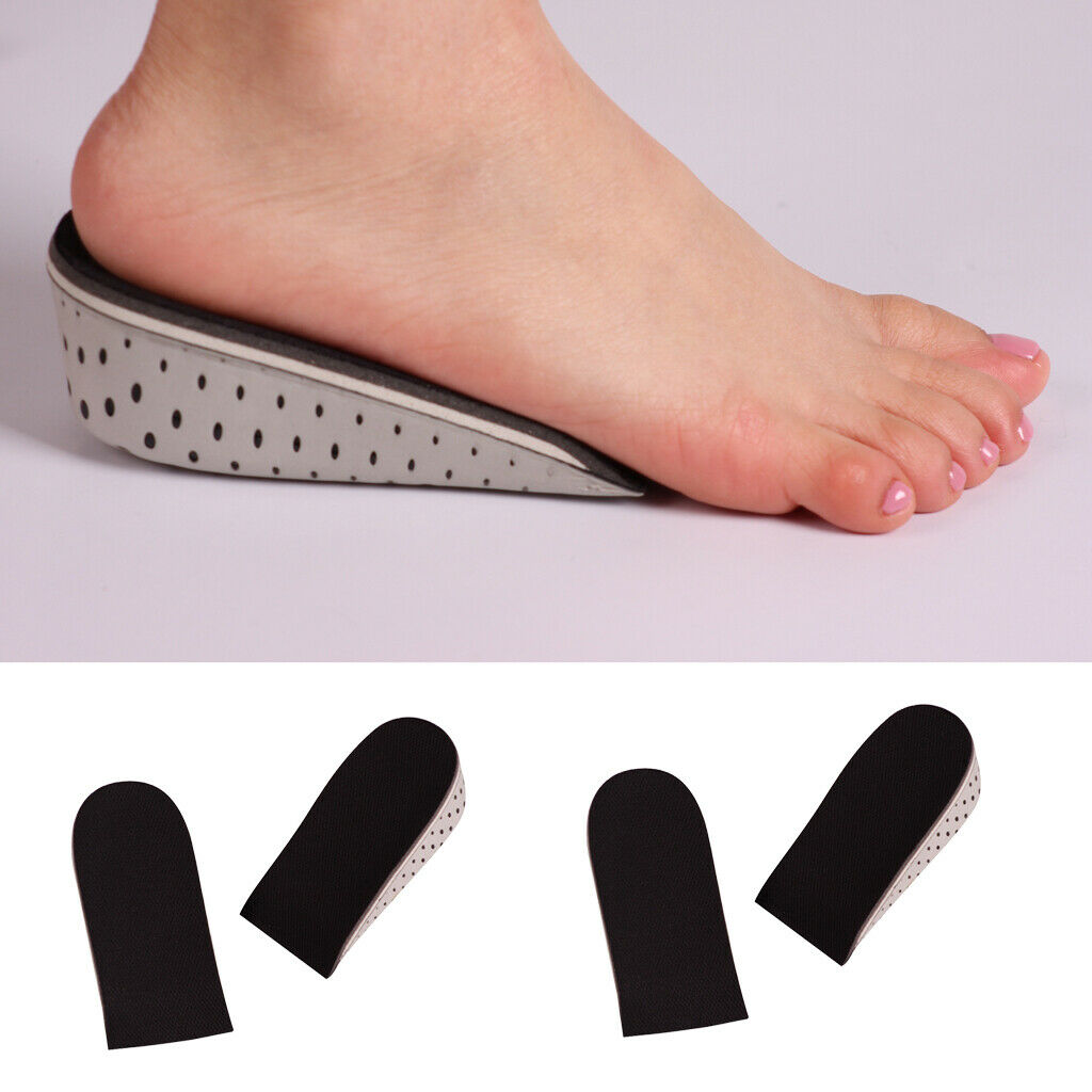 2Pairs Soft Breathable Adjustable Memory Foam Height Increase Insoles 3cm