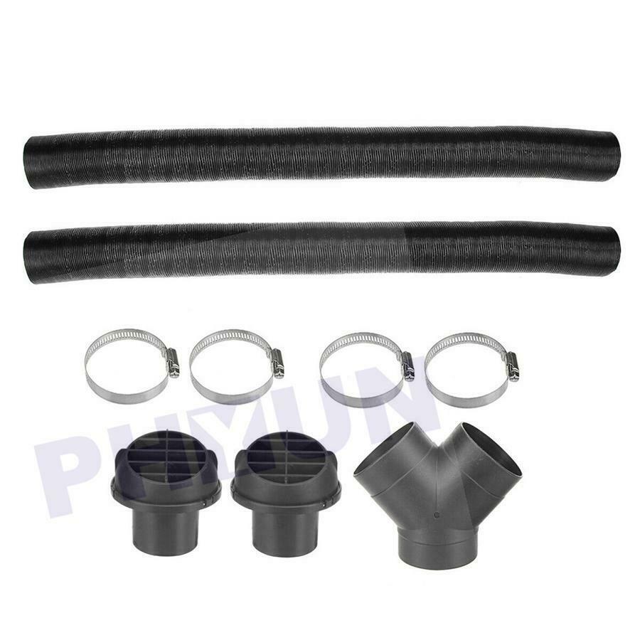 75mm/2.95in Heater Pipe Duct Warm Air Outlet Vent Y Piece Connector Clip