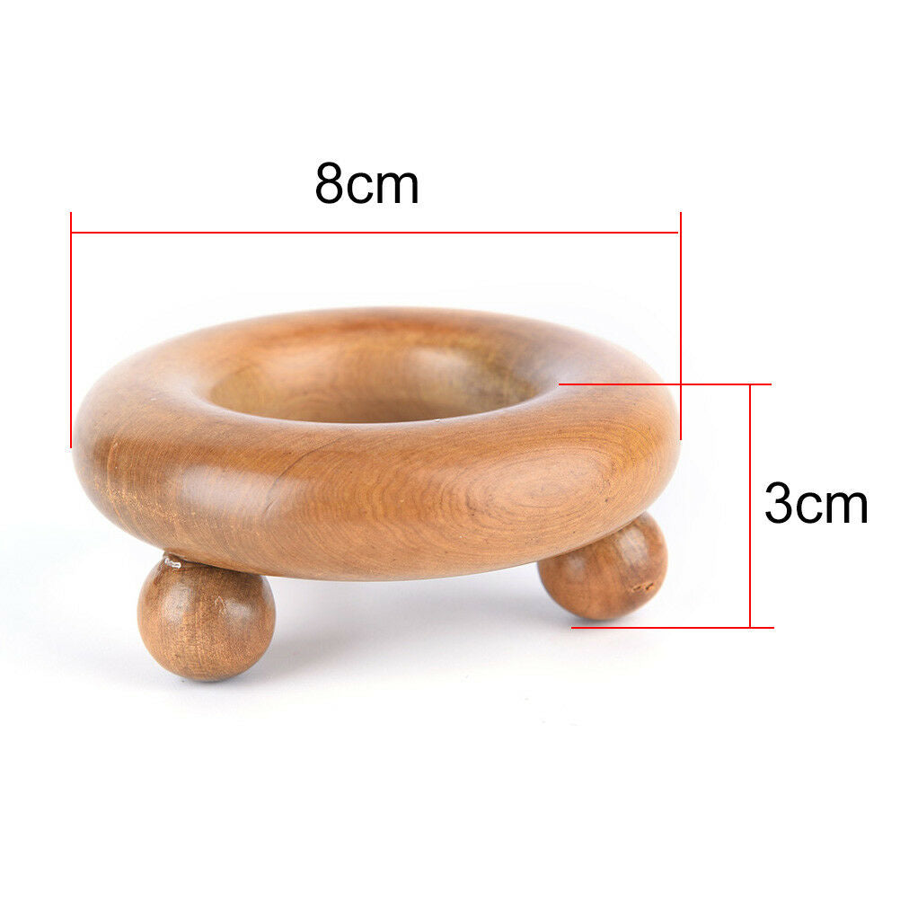 New Wood Body Reflexology Acupuncture Shiatsu Massager Roller Meridi zgJC.l8