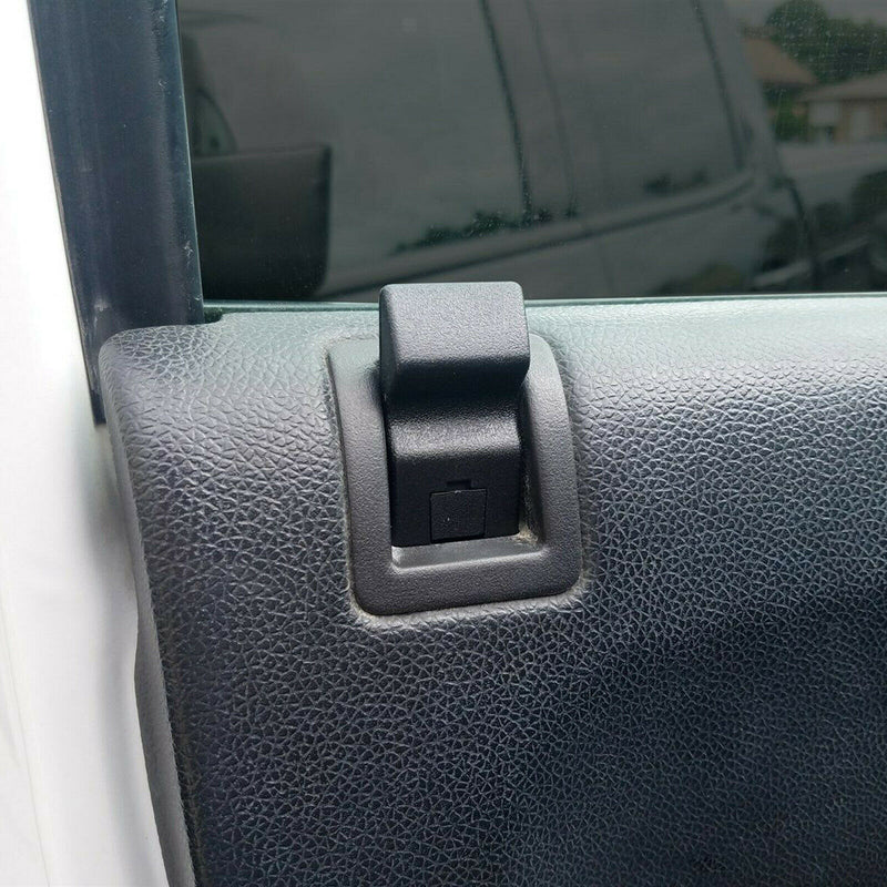 Black Door Interior Lock Knob Driver Passenger Compatible with GMC 2007-2013