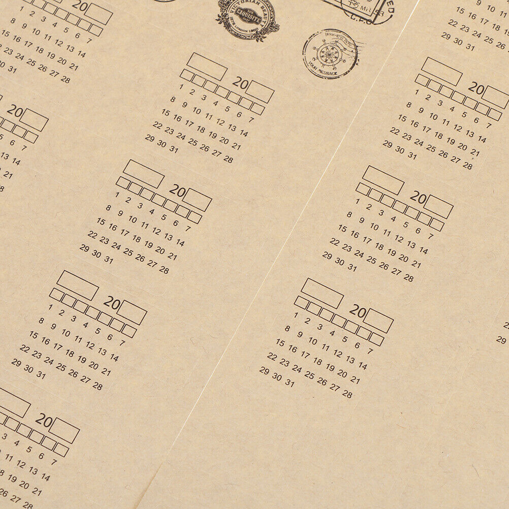 Monthly Calendar Index Stickers Lable Marker Note for Planner Appointment rDS Qx