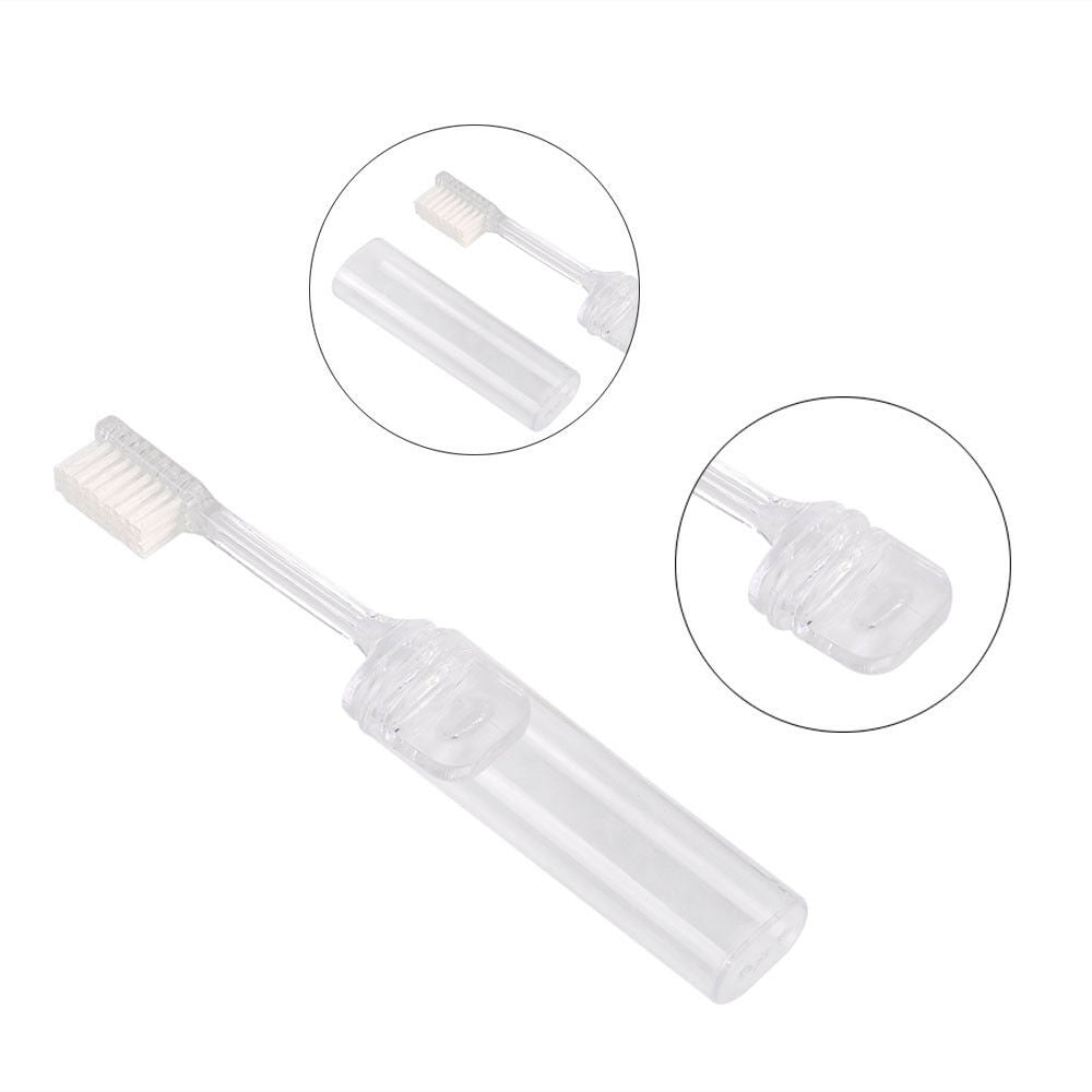 Folding Portable Outdoor Travel Camping Toothbrush Foldable Tooth Brush Plastic~