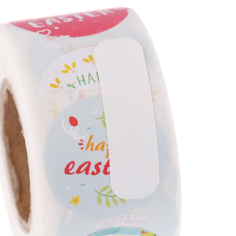 500pcs Round Handmade Stickers for Easter wedding party decoration Sticke.l8