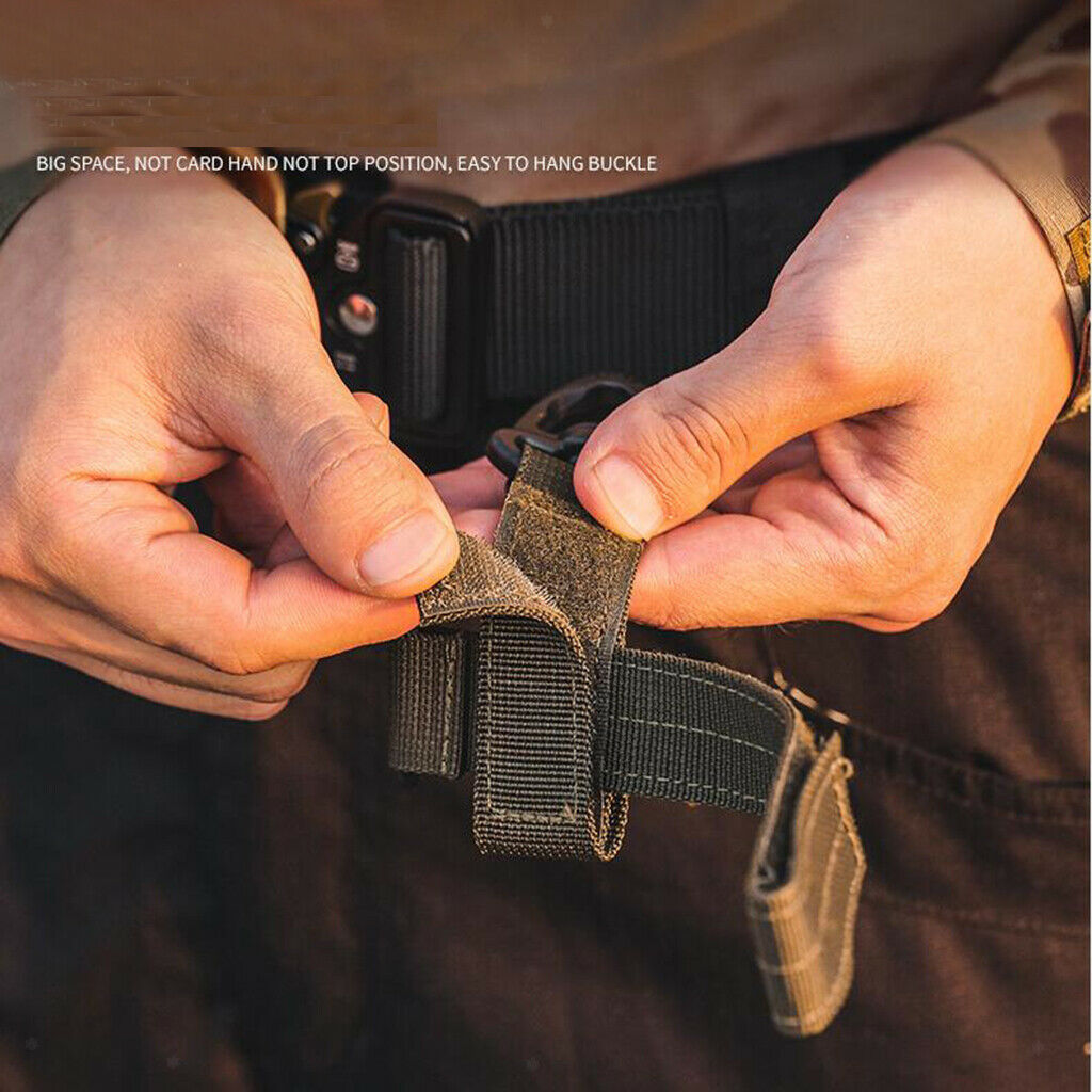 3X Glove Holder Strap Grabber Hiking Climbing Belt Rope Hanger Hook Black