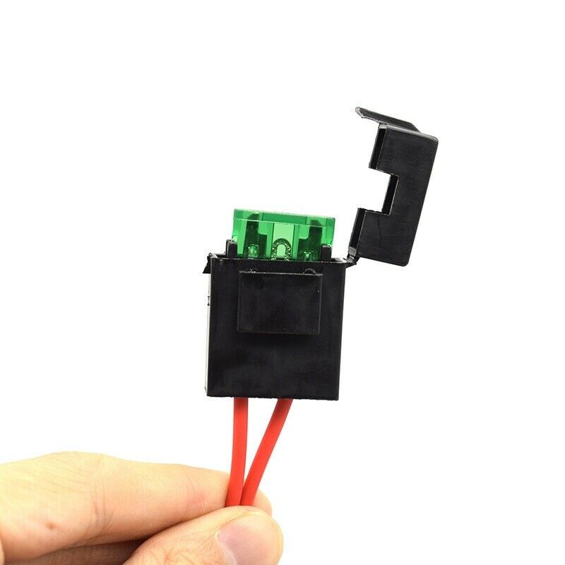 Car Driving Light 5-Pin Blue LED Rocker Switch + 40A Relay Wi Harness Kit H4Z6