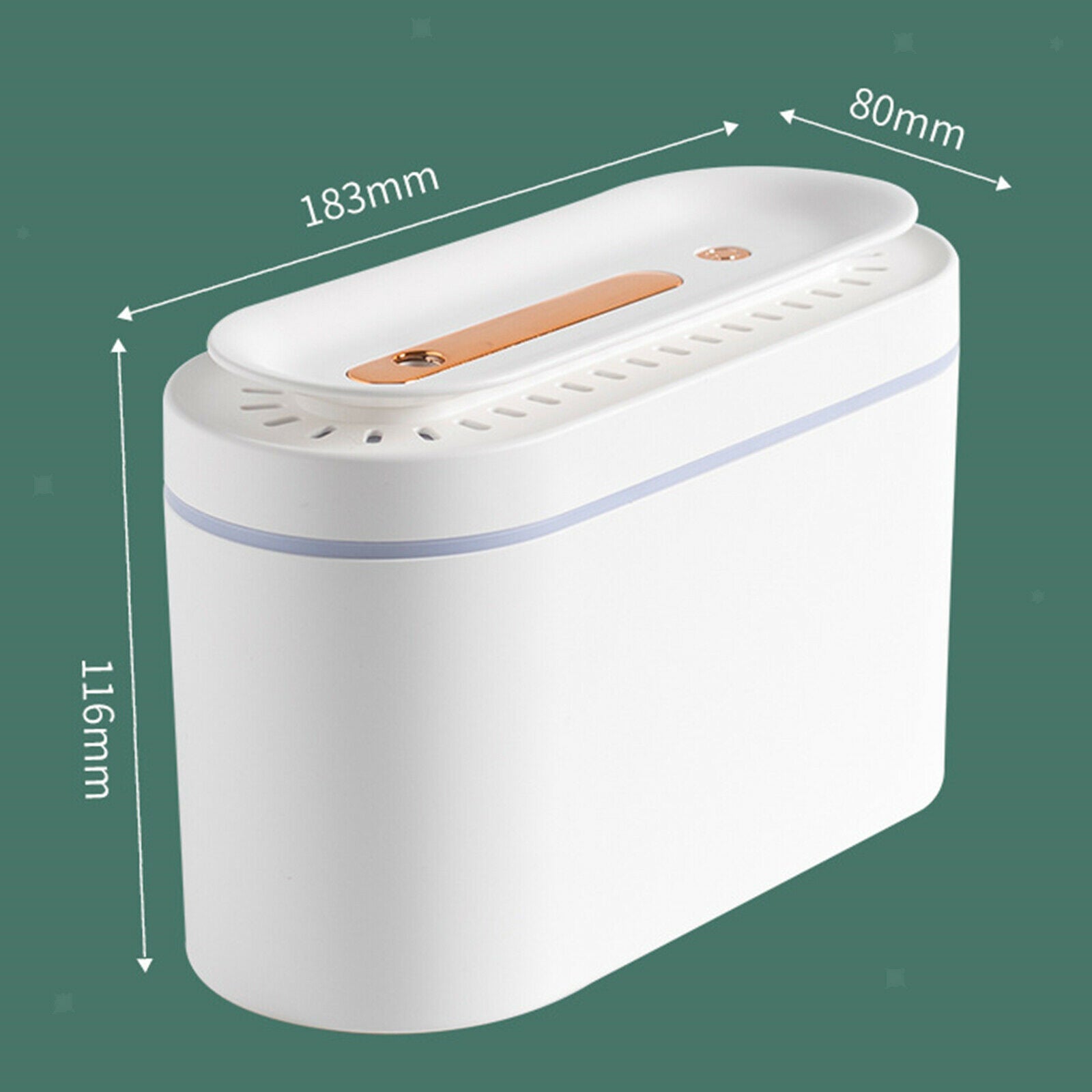Humidifier Automatic 50ml/h Continuous 1000ml Diffuser Filter  white