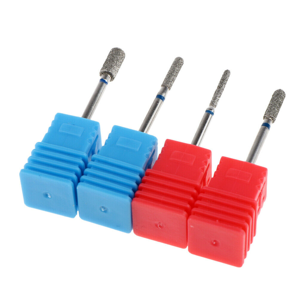 Emery Nail Files Drill Bits Set Fine Degree Manicure Acrylic Gels Removal