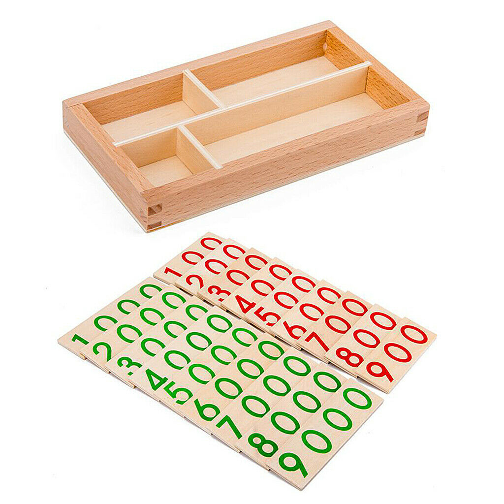 Number Card Educational Teaching Aids Learning for 3 4 5 Years Old Gift