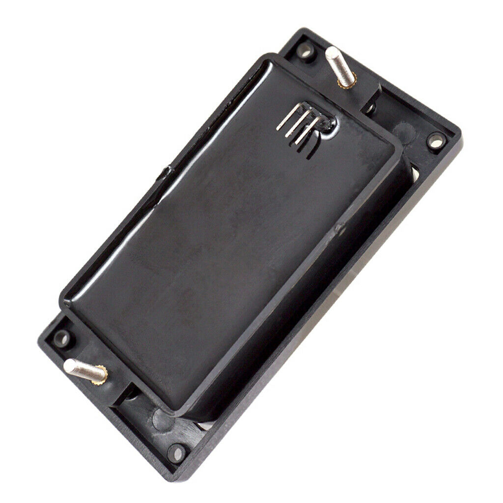 2 Pieces Humbucker Pickup with Screw + Battery Cover + Cable + Plug for