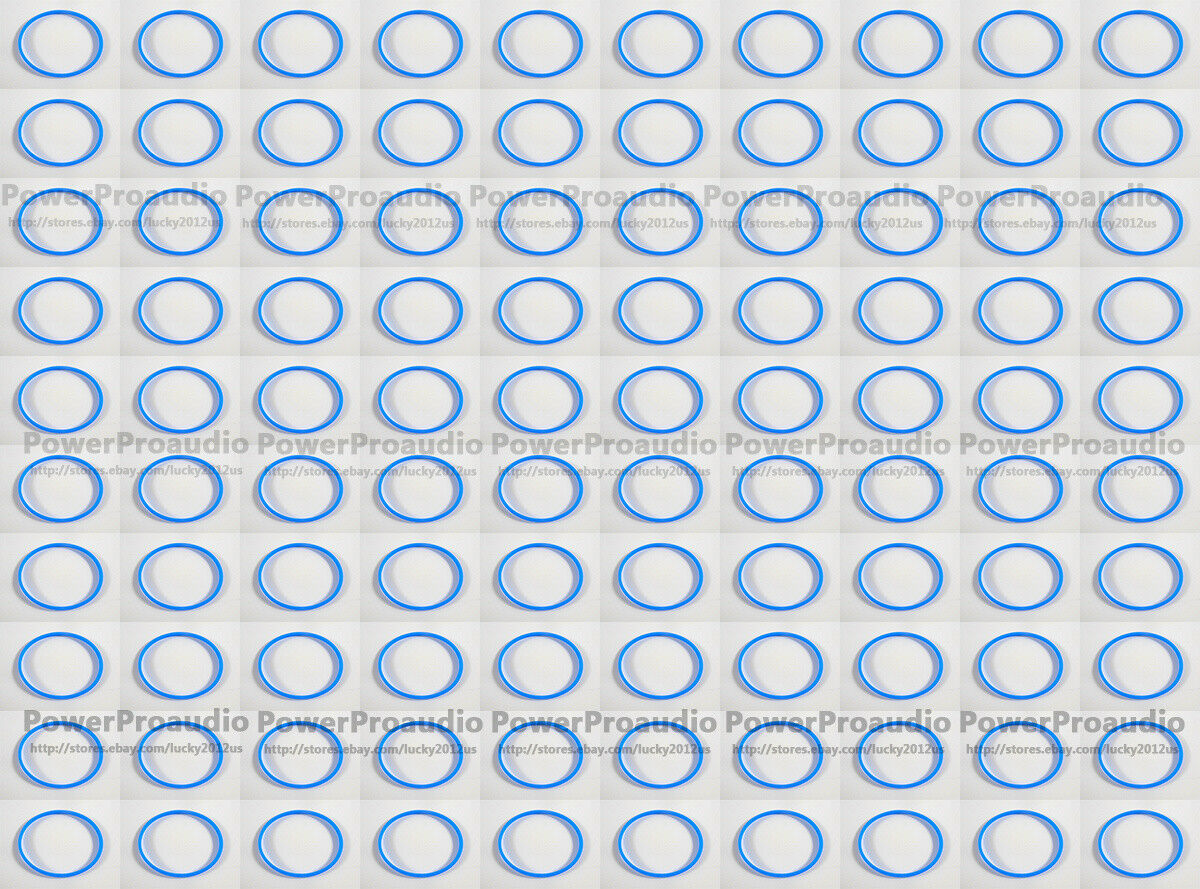 100Pcs Rubber Blue Ring Microphone Grilles Fit for Shure,Beta57/Beta57A 58A