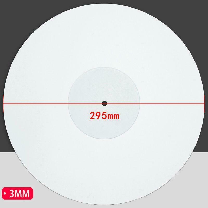 3MM Acrylic Record Pad Anti-static LP Vinyl Mat Slipmat for Turntable Phonograph