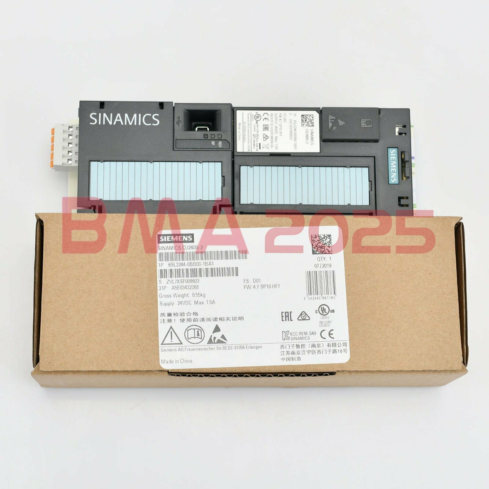 New 6SL3244-0BB00-1BA1 6SL3 244-0BB00-1BA1 1 year warranty DHL fast ship SM9T