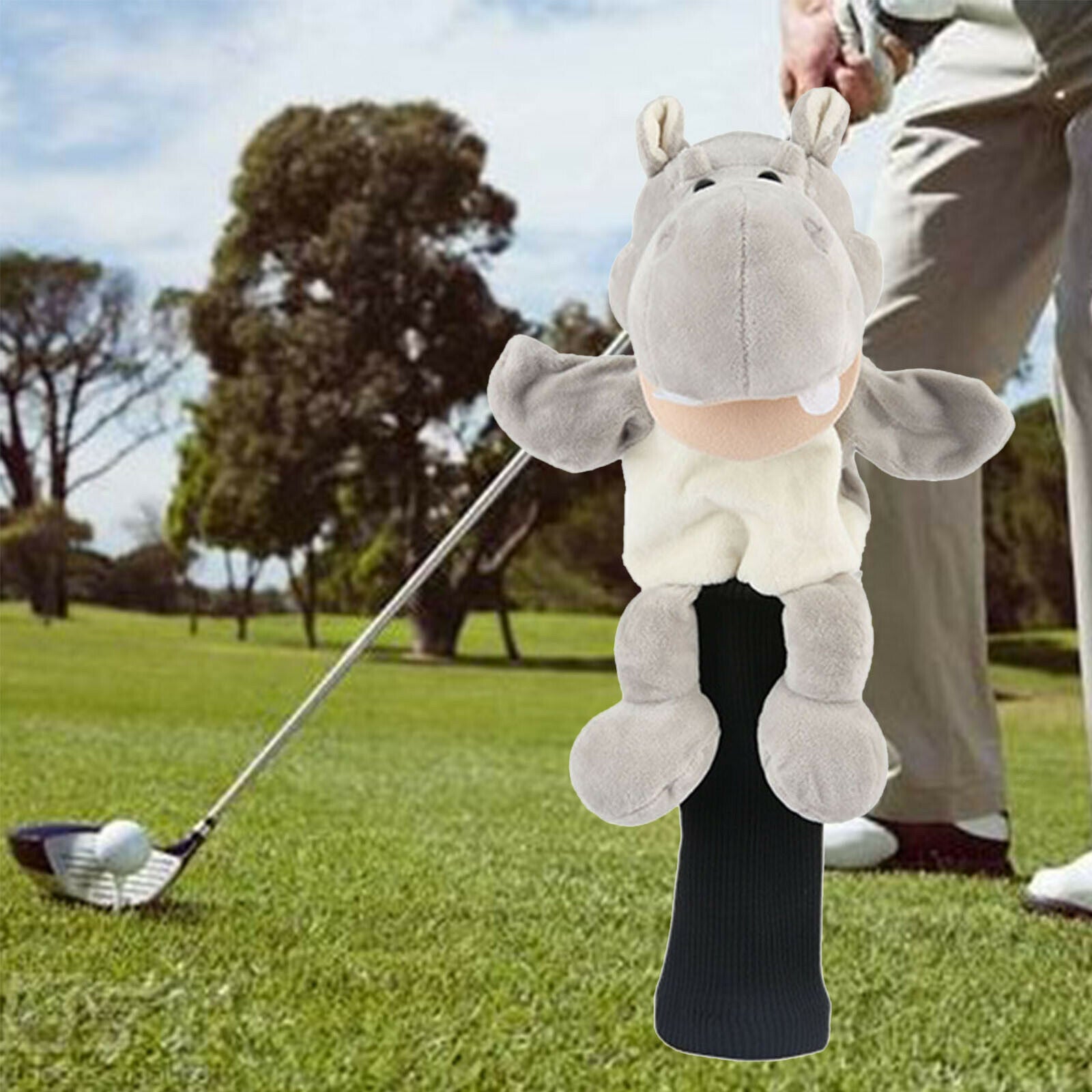 Cute Animals Golf Driver Headcover Wood Head Protector Cover Sleeve 460cc