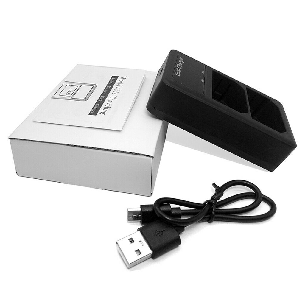 Rapid Dual Slots USB Charging Dock Charger for Sony NP-FZ100 Alpha 9,A9, Alpha
