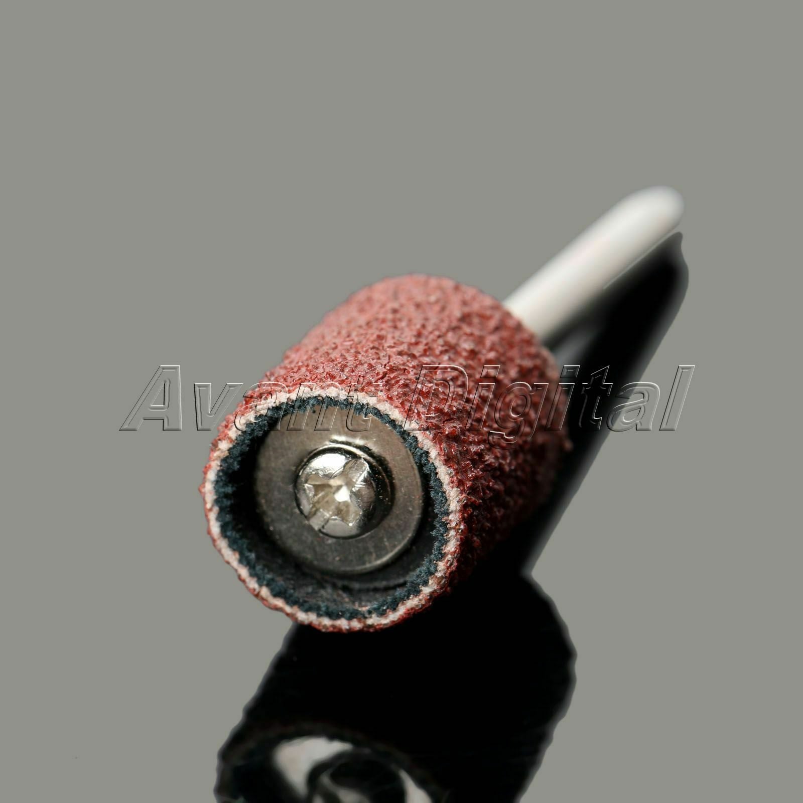 100X Grit 80# Sanding Bands W 10 Mandrel 1/8" Shank Rotary Tool Nail Drill Bits