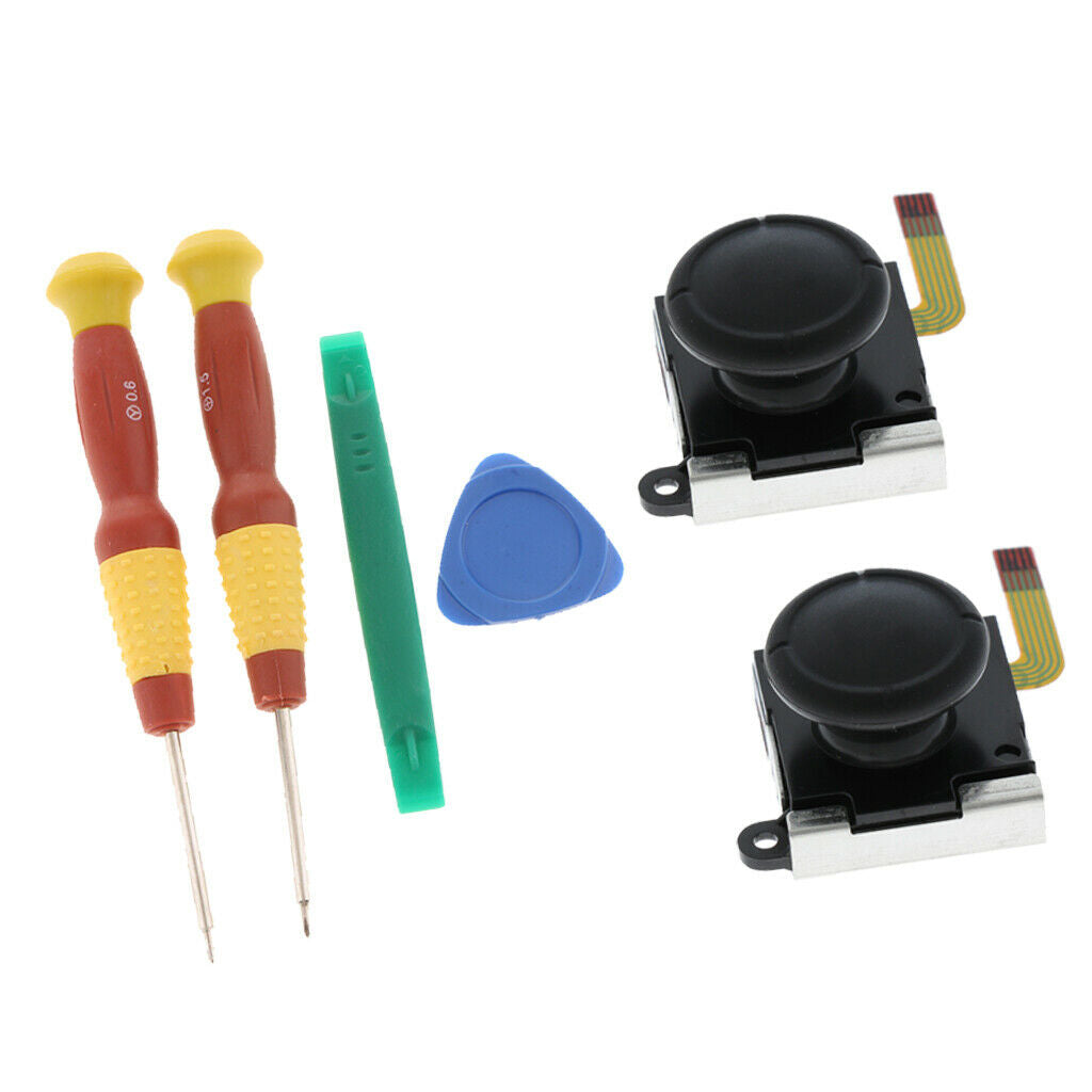 2 Pcs Analog Joystick Control L/R Sensor for Nintendo Switch Joy-con + Tools
