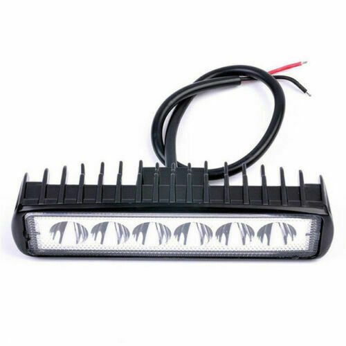 18W 6LED 800LM Bright Light Spot Work Bar Driving Fog Offroad Car Lamp For Truck