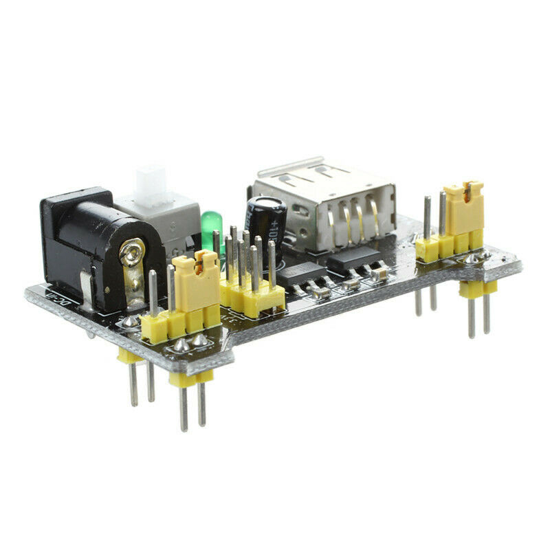 3.3V 5V Breadboard Power Supply Module for MB102 Solderless Breadboard Y1H3H3