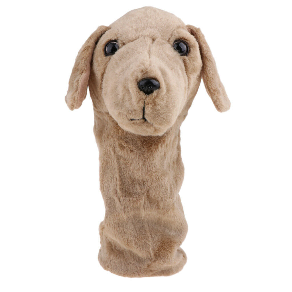 Brown Dog Animal Sport Golf Headcover Wood Driver Head Cover Christmas Gift