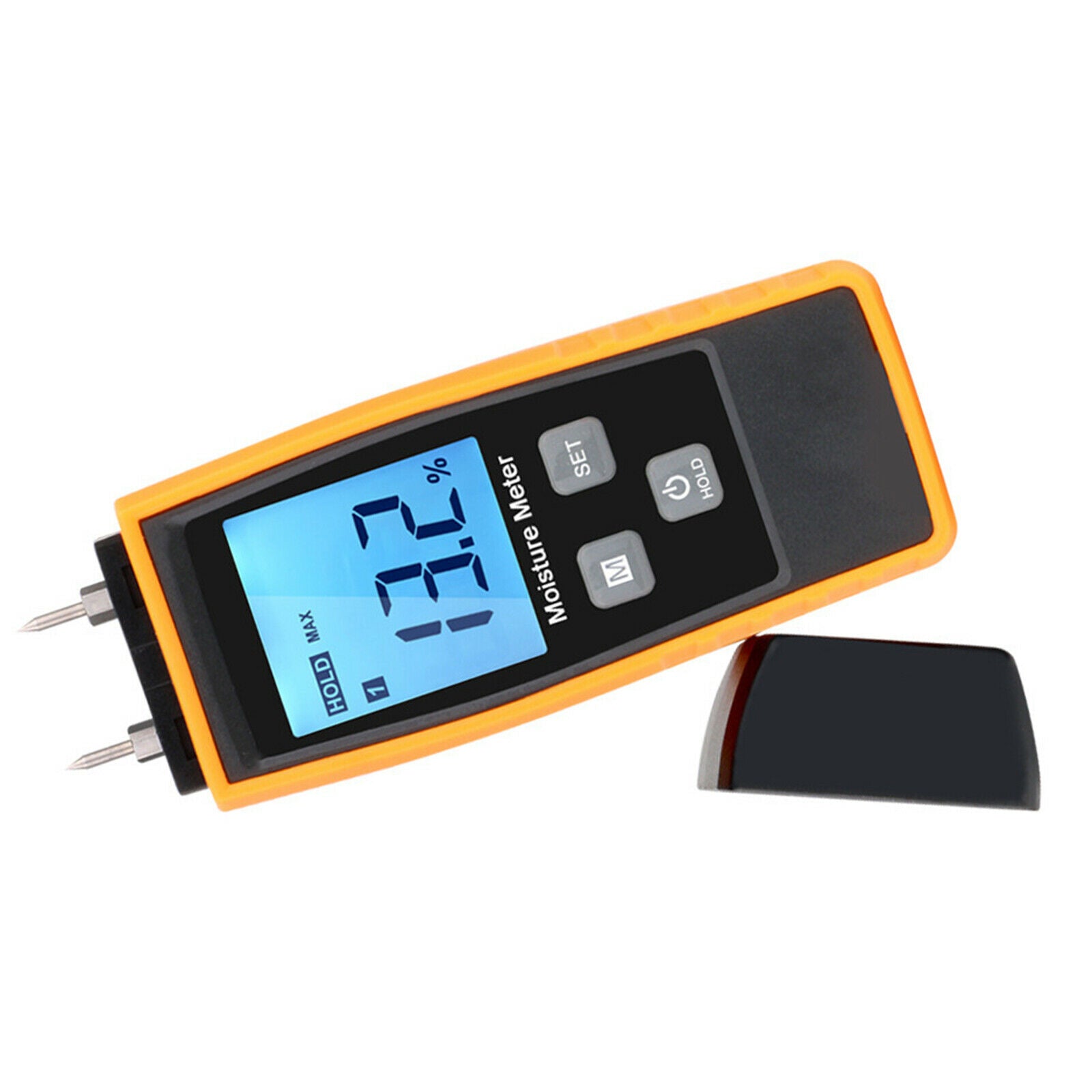 Moisture Meter Needle Type for Building Materials LCD Display Easy Operate
