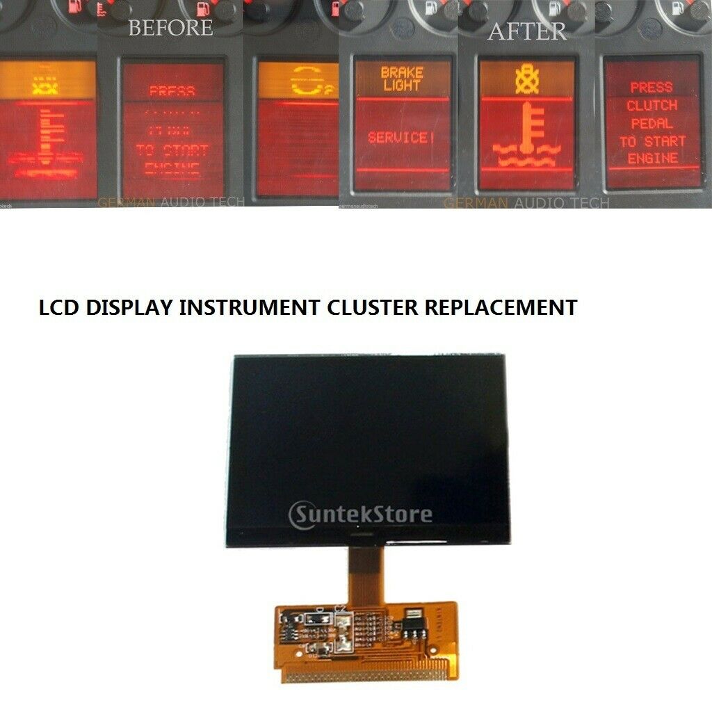 4x VDO Display Instrument Replacement Kit for VW Audi Version A4 A6 B5
