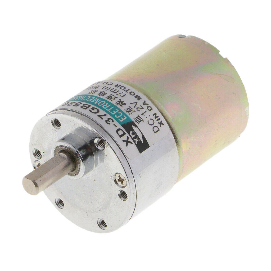 Brushed Geared Motor DC12V 10W 600RPM CW/CCW Gear Motor Electric Motor